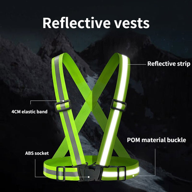 High Viz, Adjustable, Reflective, Road Safety Cycling Vest For Children and Adults - Vlad's Bike Bits
