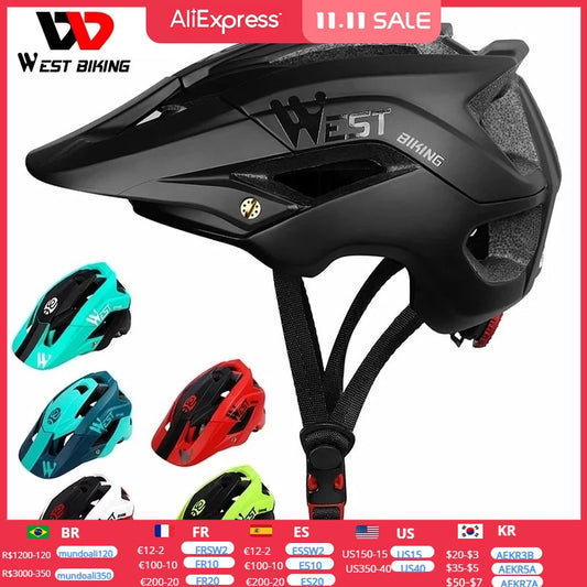 WEST BIKING Ultralight Bike Helmet Safety Sports Cycling Vents Casco Ciclismo Protective Mountain Road Bicycle Men Women Helmet - Vlad's Bike Bits