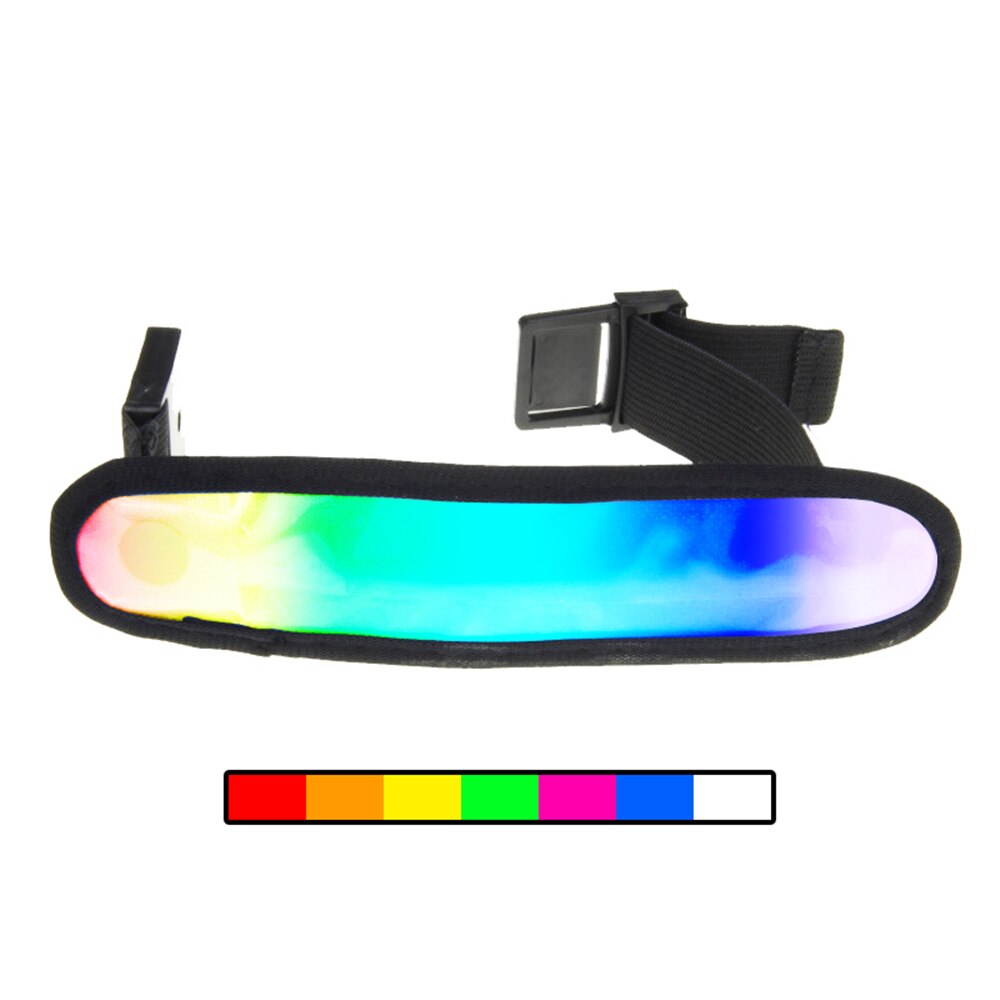 LED Luminous Night Running Armband Bike Light Safety Warning Outdoor Sports Reflective Belt Strap Snap Flash Arm Band Bracelet