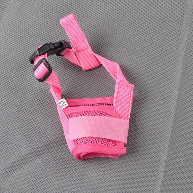 Adjustable Dog Muzzle - helps stop Barking/Biting/Chewing etc - 5 Sizes/Pink - Pets Accessories