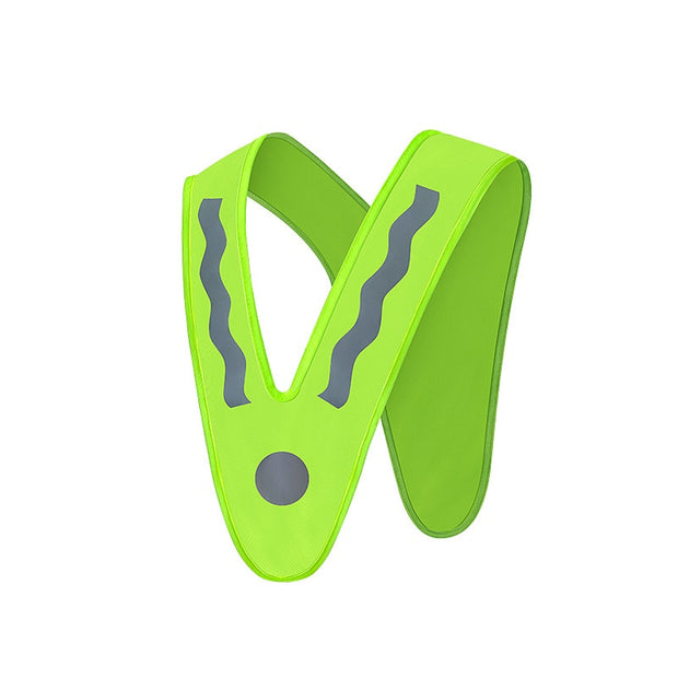 Hi-Viz Reflective, Adjustable Elastic Night Road Safety Cycling Vest - Vlad's Bike Bits