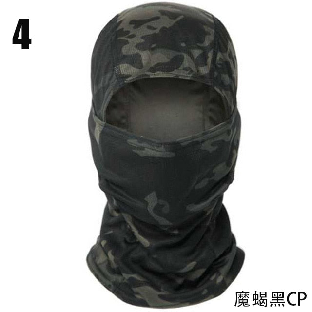 Tactical Camouflage Balaclava Full Face Mask Wargame CP Military Hat Hunting Bicycle Cycling Army Multicam Bandana Neck Gaiter - Vlad's Bike Bits