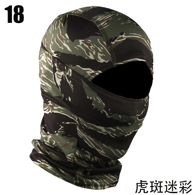 Tactical Camouflage Balaclava Full Face Mask Wargame CP Military Hat Hunting Bicycle Cycling Army Multicam Bandana Neck Gaiter - Vlad's Bike Bits