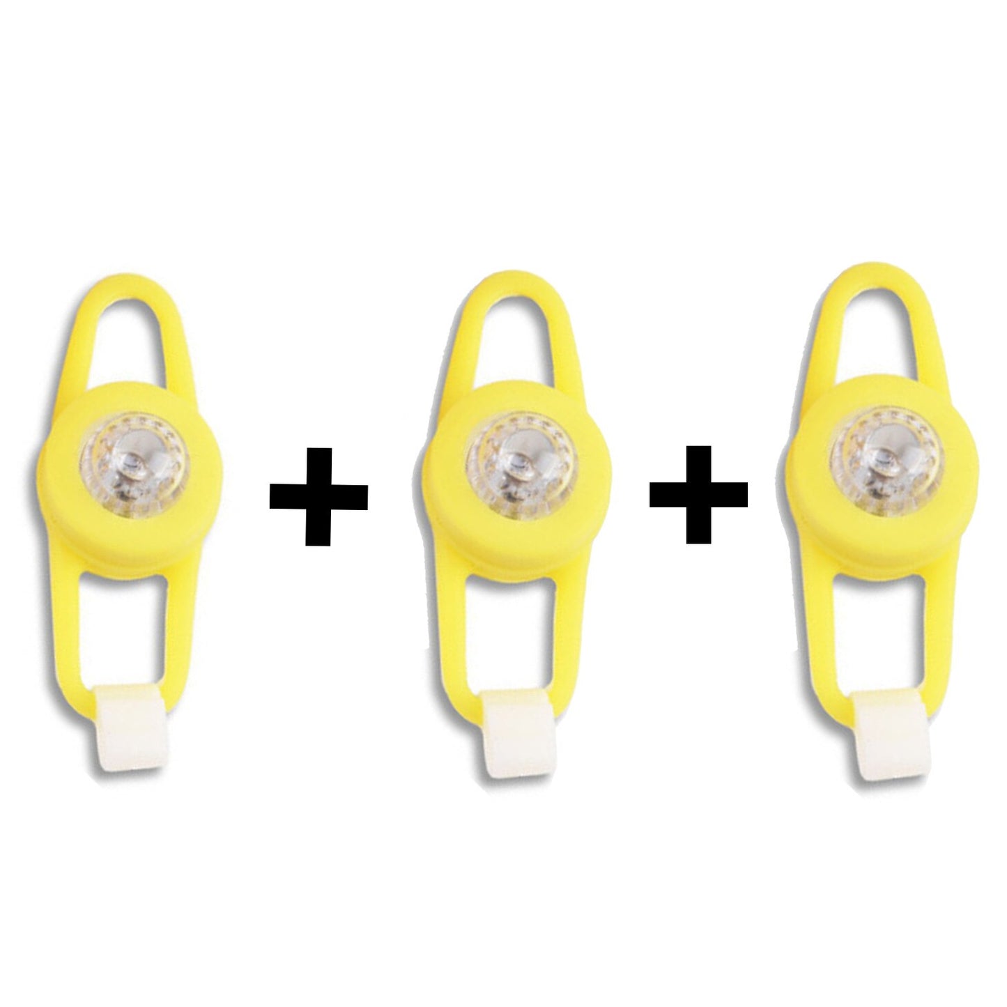 "Yellow Duck with Helmet" Bicycle Handlebar Bell and Head-Light - Great Bike Accessories
