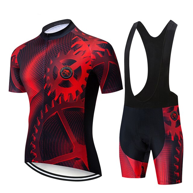Teleyi 2021 Summer Cycling Kits - Short Sleeve, Bib, Shorts Breathable Cycling Sets - Vlad's Bike Bits