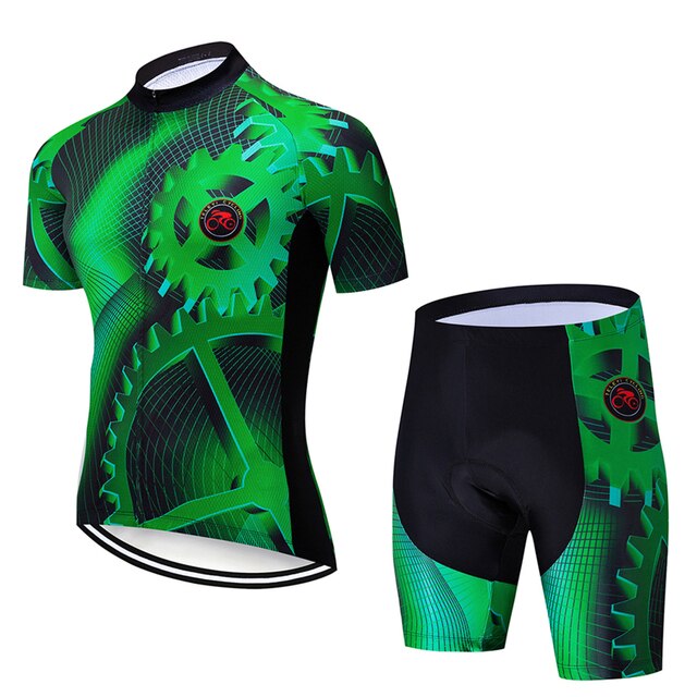 Teleyi 2021 Summer Cycling Kits - Short Sleeve, Bib, Shorts Breathable Cycling Sets - Vlad's Bike Bits