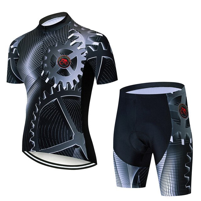 Teleyi 2021 Summer Cycling Kits - Short Sleeve, Bib, Shorts Breathable Cycling Sets - Vlad's Bike Bits