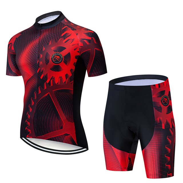 Teleyi 2021 Summer Cycling Kits - Short Sleeve, Bib, Shorts Breathable Cycling Sets - Vlad's Bike Bits