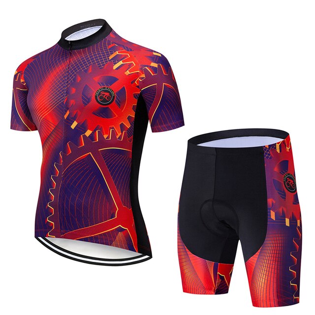 Teleyi 2021 Summer Cycling Kits - Short Sleeve, Bib, Shorts Breathable Cycling Sets - Vlad's Bike Bits