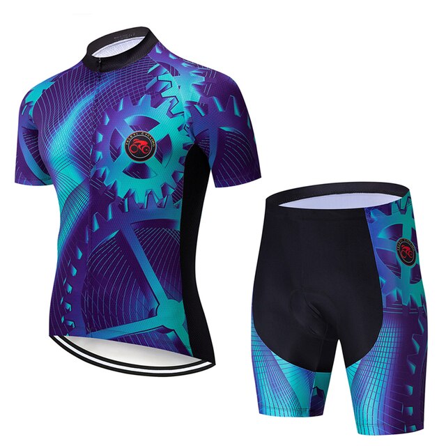 Teleyi 2021 Summer Cycling Kits - Short Sleeve, Bib, Shorts Breathable Cycling Sets - Vlad's Bike Bits