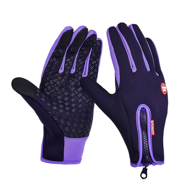 Unisex Touchscreen Winter Thermal Warm Gloves Cycling Bicycle Bike Ski Outdoor Camping Hiking Gloves Sports Full Finger Gloves - Vlad's Bike Bits