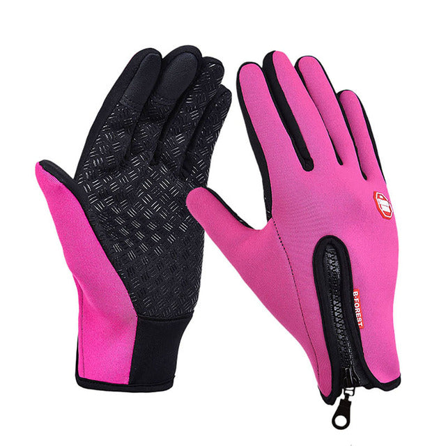 Unisex Touchscreen Winter Thermal Warm Gloves Cycling Bicycle Bike Ski Outdoor Camping Hiking Gloves Sports Full Finger Gloves - Vlad's Bike Bits