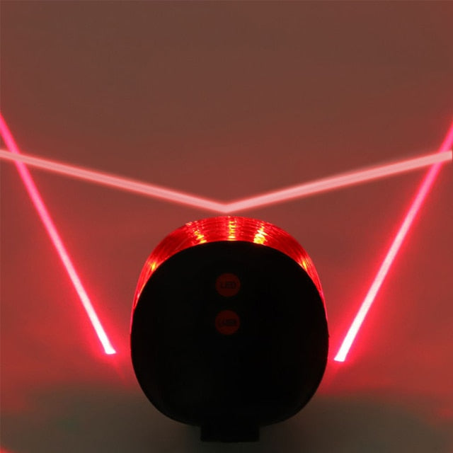 Waterproof Bicycle Cycling Lights Taillights LED Laser Safety Warning Bicycle Lights Bicycle Tail Bicycle Accessories Light - Vlad's Bike Bits