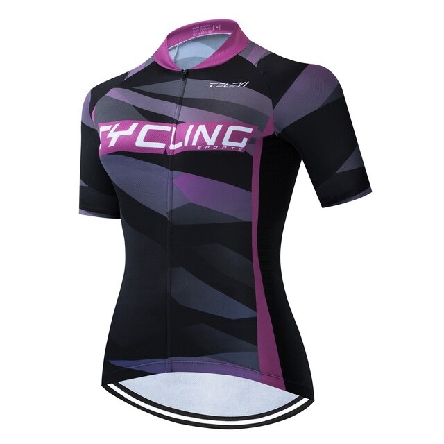 Women Cycling Jersey TELEYI Bicycle Clothes Female Ciclismo Long Sleeves Road Bike Clothing Riding Shirt Team Jersey Mountain - Vlad's Bike Bits