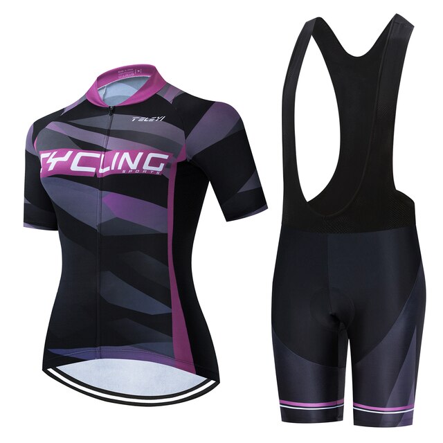 Women Cycling Jersey TELEYI Bicycle Clothes Female Ciclismo Long Sleeves Road Bike Clothing Riding Shirt Team Jersey Mountain - Vlad's Bike Bits