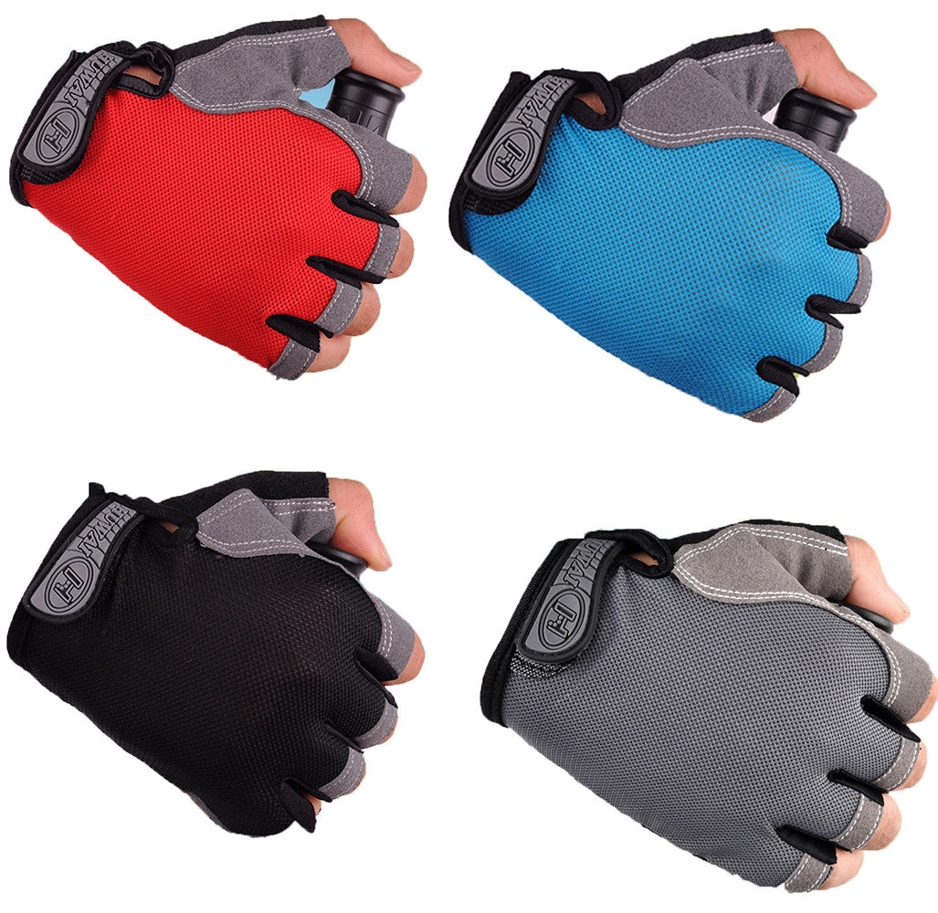 Half Finger Cycling Gloves Anti Slip/Shock, Breathable, Unisex Sports  Gloves
