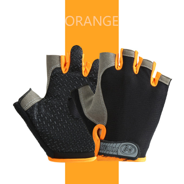 Professional Gym Fitness Breathable Anti-Slip Women Men Half Finger Summer Fishing Cycling Fingerless Gloves Female Bicycle Bike - Vlad's Bike Bits