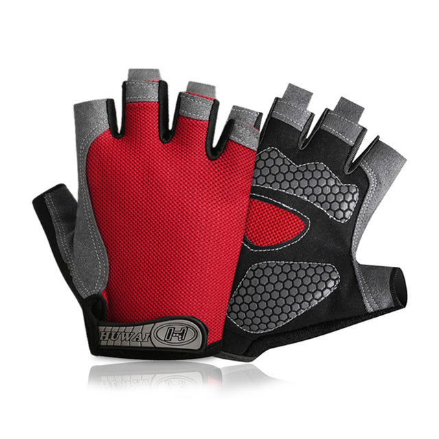 Professional Gym Fitness Breathable Anti-Slip Women Men Half Finger Summer Fishing Cycling Fingerless Gloves Female Bicycle Bike - Vlad's Bike Bits