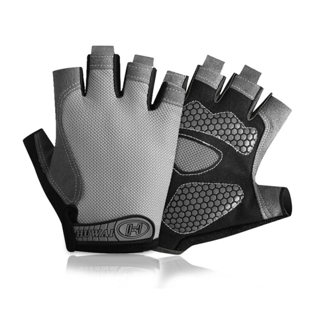 Professional Gym Fitness Breathable Anti-Slip Women Men Half Finger Summer Fishing Cycling Fingerless Gloves Female Bicycle Bike - Vlad's Bike Bits