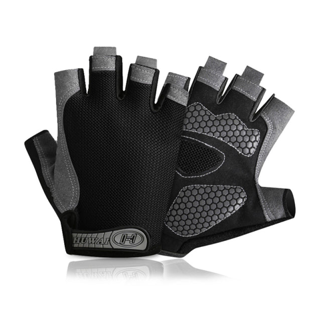 Professional Gym Fitness Breathable Anti-Slip Women Men Half Finger Summer Fishing Cycling Fingerless Gloves Female Bicycle Bike - Vlad's Bike Bits