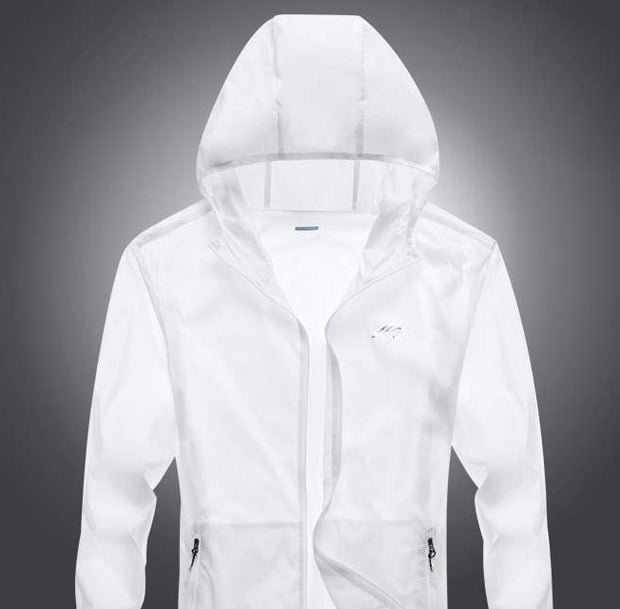 Unisex Hooded Cycling Jacket - Waterproof, Windproof + Sun Protection - Vlad's Bike Bits