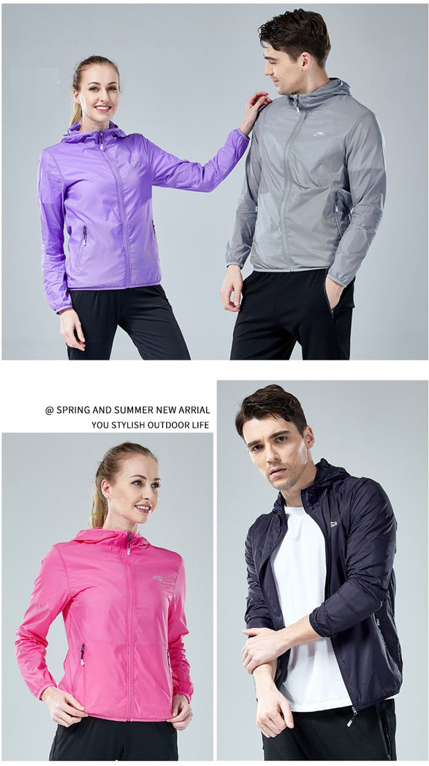 Unisex Hooded Cycling Jacket - Waterproof, Windproof + Sun Protection - Vlad's Bike Bits