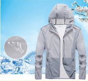 Unisex Hooded Cycling Jacket - Waterproof, Windproof + Sun Protection - Vlad's Bike Bits