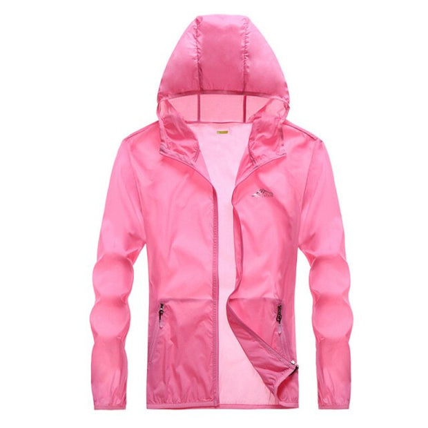 Unisex Hooded Cycling Jacket - Waterproof, Windproof + Sun Protection - Vlad's Bike Bits