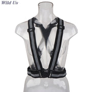 High Viz Adjustable, Reflective Road Safety Cycling Vest For Children and Adults - Black