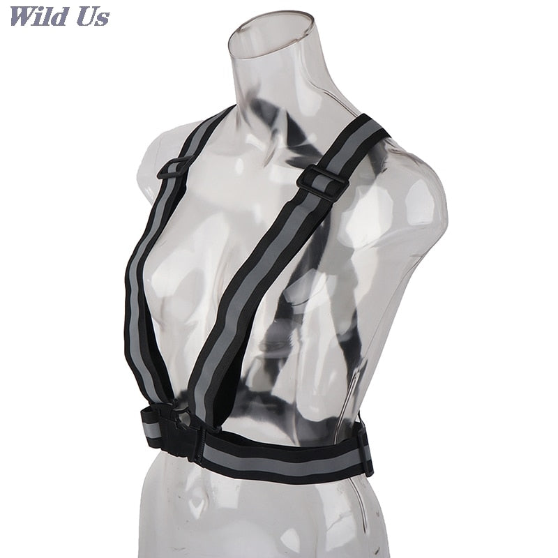 High Viz Adjustable, Reflective Road Safety Cycling Vest For Children and Adults