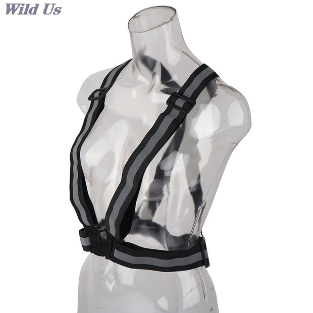 High Viz Adjustable, Reflective Road Safety Cycling Vest For Children and Adults